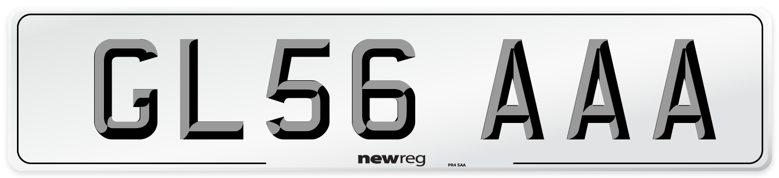 GL56 AAA Number Plate from New Reg
